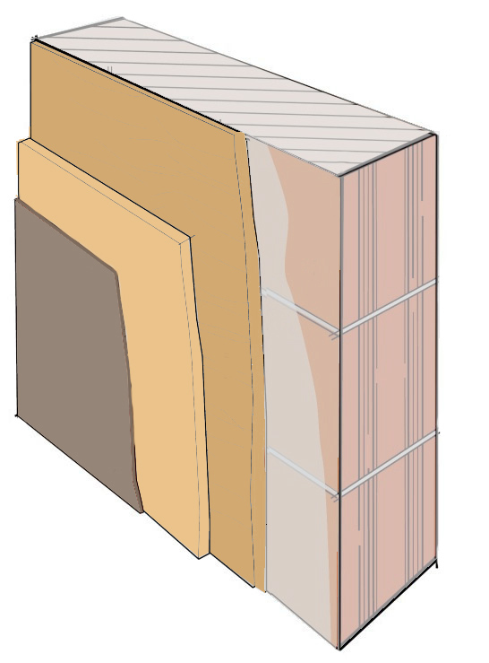 Stratigrafia intonaci Terracruda