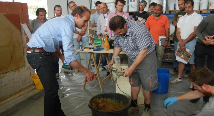 formazione in laboratorio Terracruda